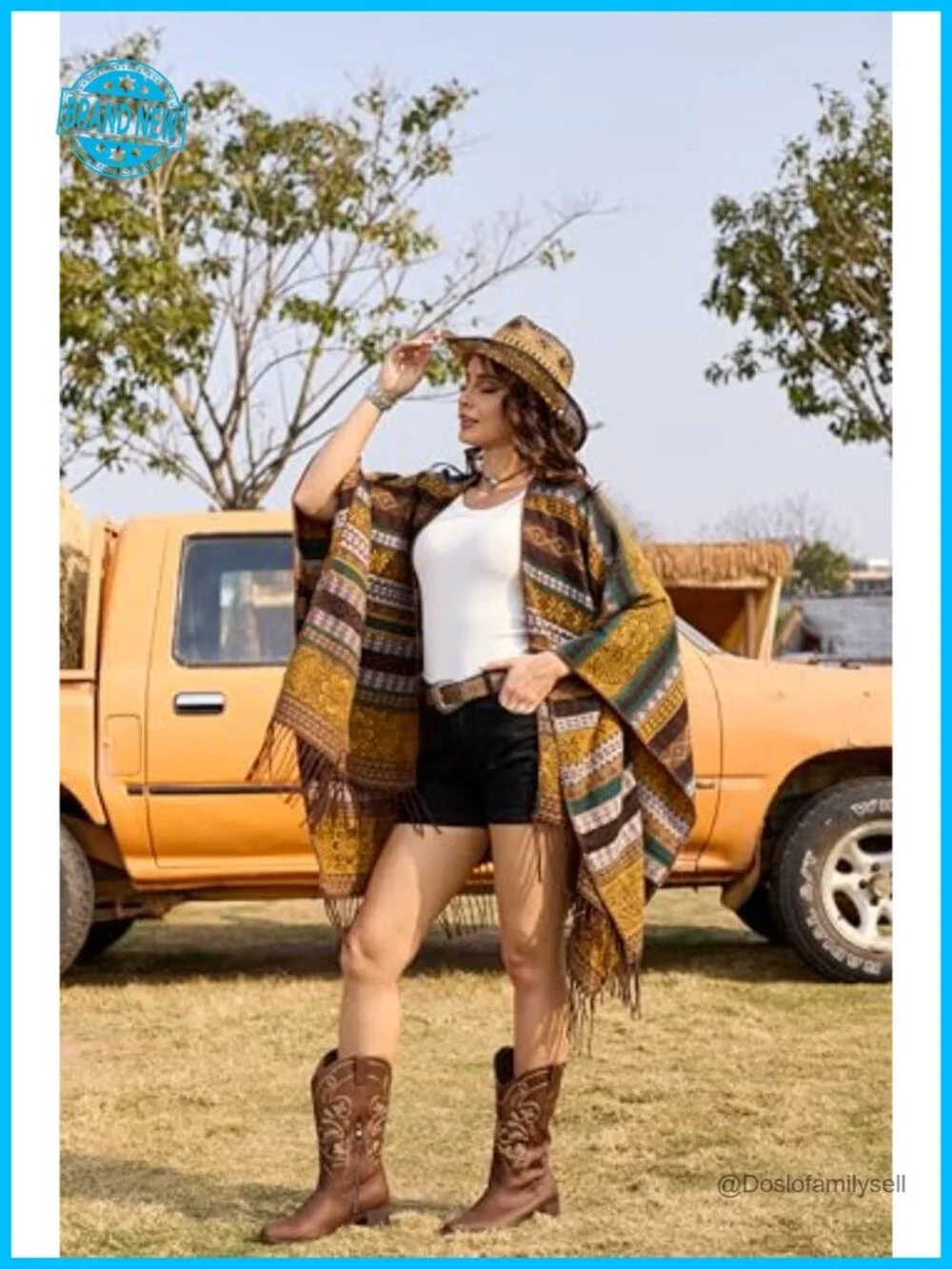 Women Mid Calf Cowboy Boots Wide Calf Pointy Toe Western Boots Synthetic Leather
